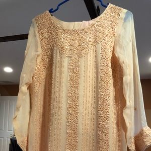 Light pink FULL Indian/Pakistani three piece suit